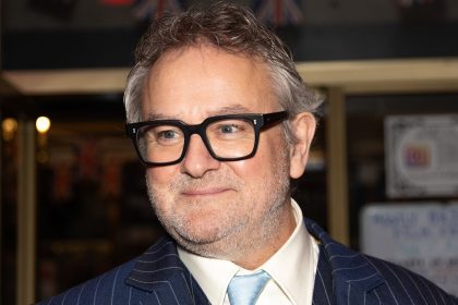 Hugh Bonneville makes first public appearance with girlfriend Heidi Kadlecova