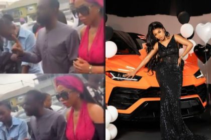 Mercy Eke Dedicates New Lamborghini in Church, Offers Powerful Prayers