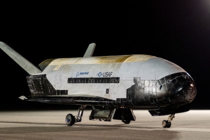 The Space Force shares a photo of Earth taken by the X-37B space plane