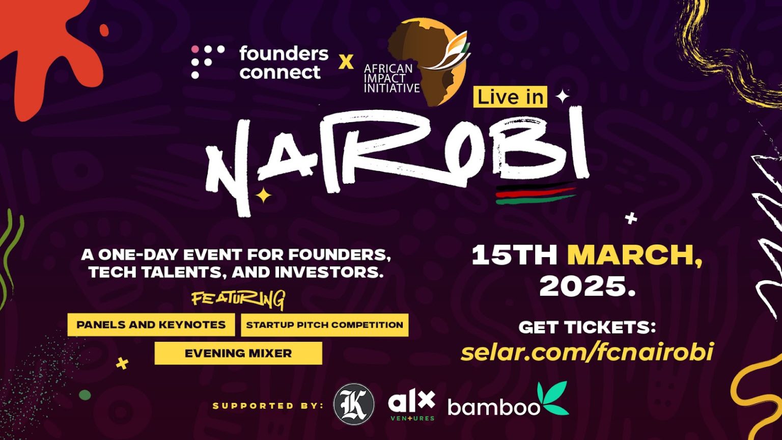 Founders Connect & African Impact Initiative to Give Up to $12,500 into Startups in Kenya
