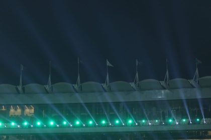 Gaddafi Stadium dazzles in Light Show