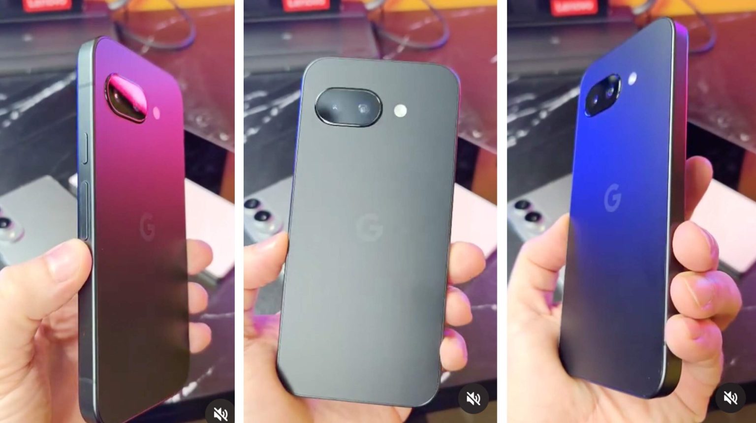 Alleged Google Pixel 9a appears in video with new plastic design