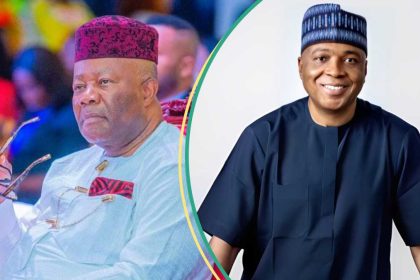 Breaking: Saraki rubbishes Akpabio’s claim of plan to remove him over Natasha saga