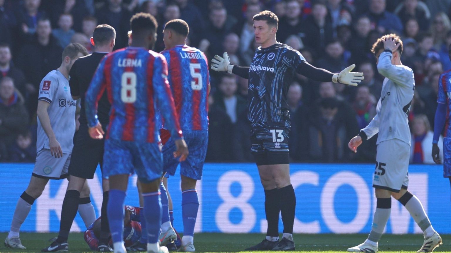 Michael Oliver a ‘coward’ as BBC ‘disgrace’ revealed amid ‘disgusting’ Mateta chants from Millwall