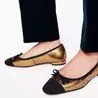 Get the Chanel look for less with Boden’s metallic ballet flats that are on sale down from £120 to £48