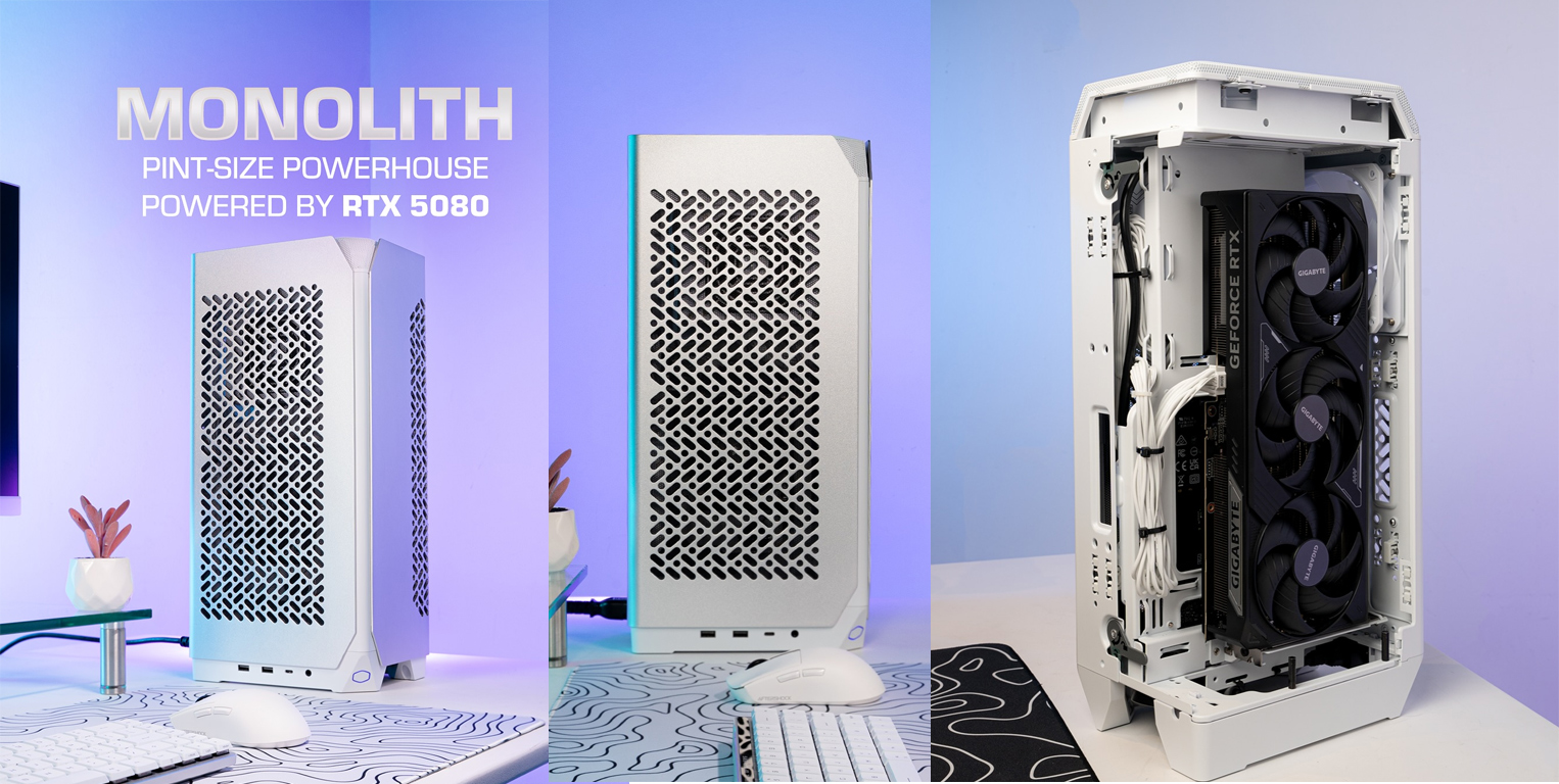 Unbelievably, this case fits an RTX 5080 inside it