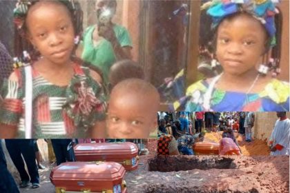 Three Siblings K!lled and Stuffed in Freezer Laid to Rest in Anambra