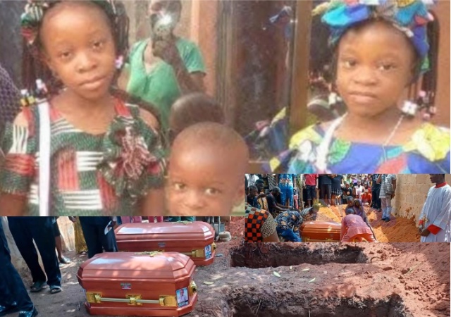 Three Siblings K!lled and Stuffed in Freezer Laid to Rest in Anambra