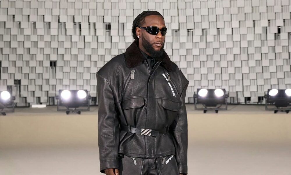 Burna Boy Made His Runway Debut in Paris & It Was Iconic