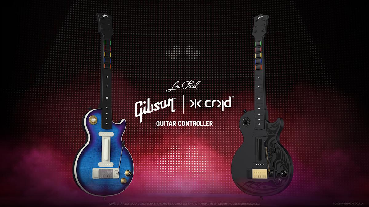 CRKD teamed up with Gibson to make new guitar controllers