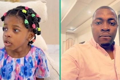 Little girl throws everyone aback with epic comment to dad who made her sad