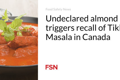 Undeclared almond triggers recall of Tikka Masala in Canada
