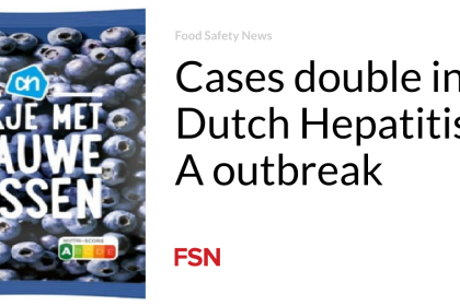 Cases double in Dutch Hepatitis A outbreak