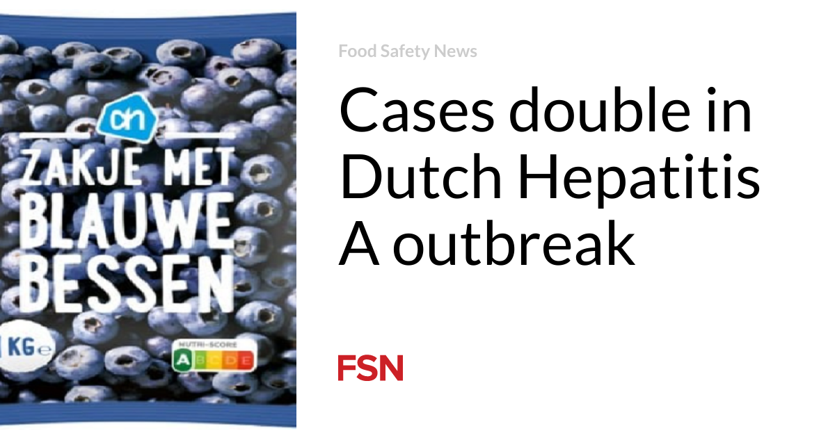 Cases double in Dutch Hepatitis A outbreak