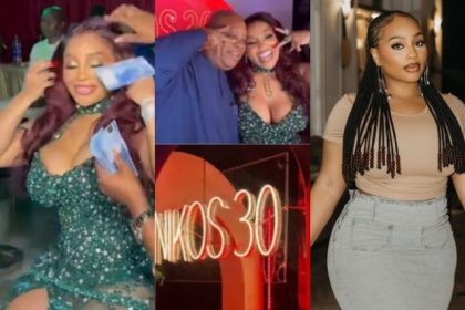 Eyebrows raised as Davido’s cousin Nikos Adeleke celebrates 30th birthday