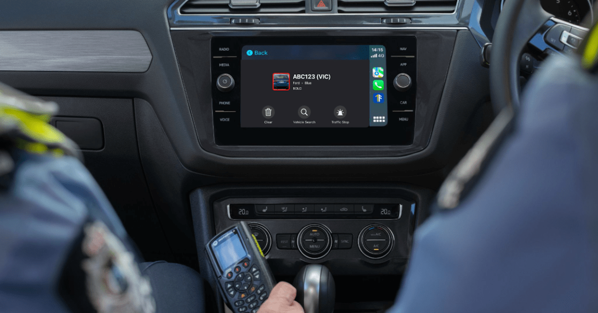 Police in Australia are using CarPlay in an interesting way