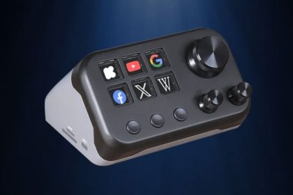 This cute docking station has LCD macro keys and can even power an 8K monitor