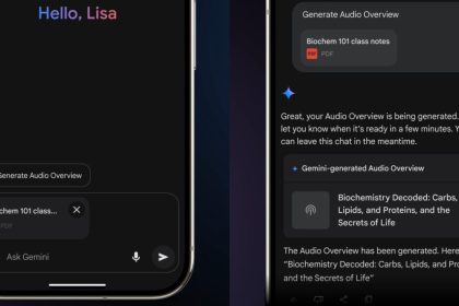 Gemini app rolling out Audio Overviews to Android, iOS