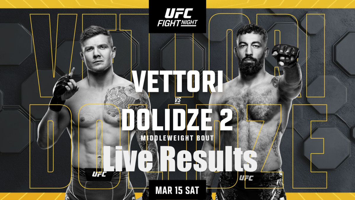 UFC Vegas 104: Vettori vs. Dolidze 2 Live Results