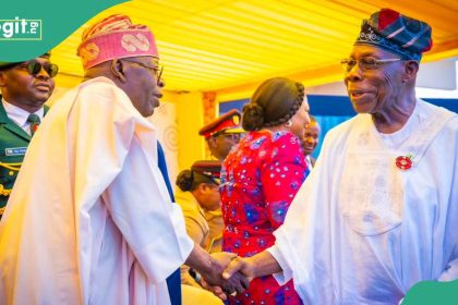 Drama has Tinubu fires one-on-one shot at Obasanjo in trending old video