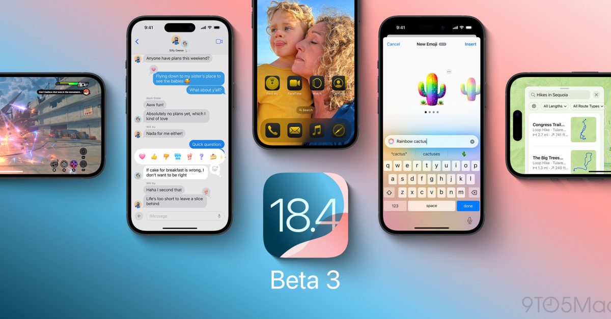 Apple releases iOS 18.4 beta 3 for testing