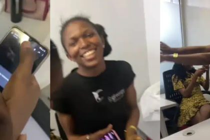 Corps member dances joyously after receiving ₦77k NYSC allowance