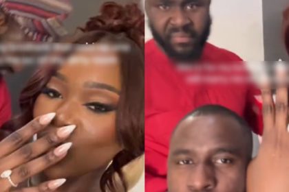 Lady flaunts engagement ring to brothers after they said she’d never get married because of her d!rty room