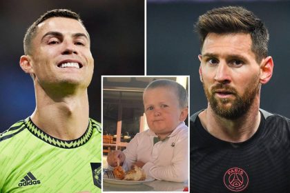 Fans are convinced Hasbulla has revealed his allegiance in GOAT debate between Lionel Messi and Cristiano Ronaldo