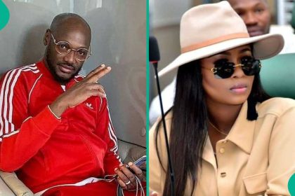 2baba gets called out by fashion police over fake designer shirt he wore out with Natasha Osawaru