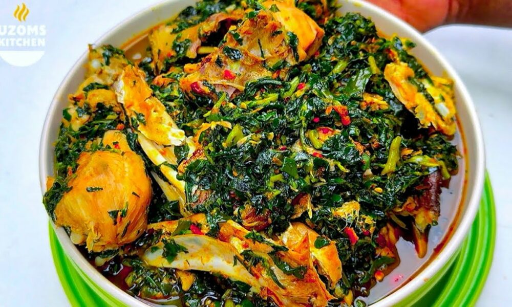 This Vegetable Soup Recipe from Uzoms Kitchen Goes Well with Any Swallow or Rice