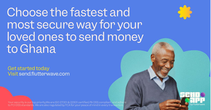 Flutterwave’s Send App Now Live in Ghana  