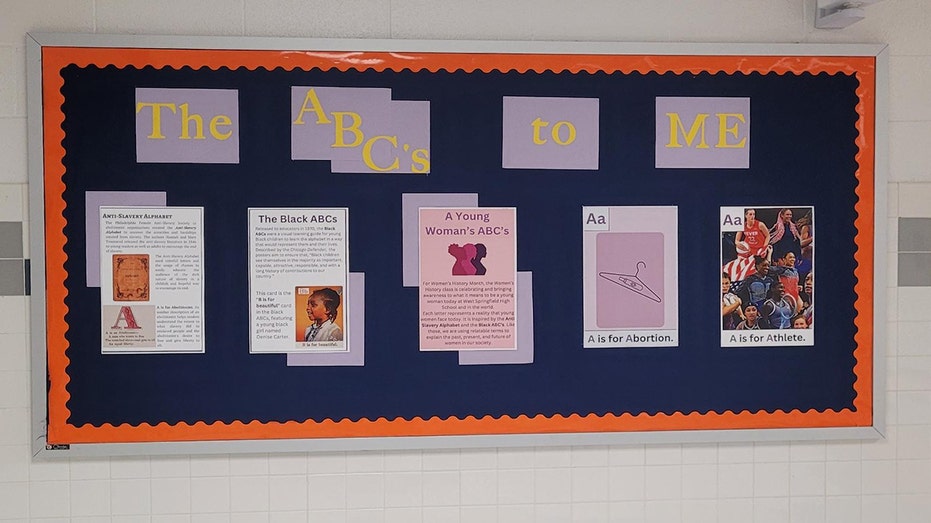Virginia school puts up controversial ABCs display on Women’s History Month, starting with ‘A is for Abortion’