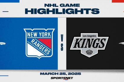 NHL Highlights: Kings 3, Rangers 1