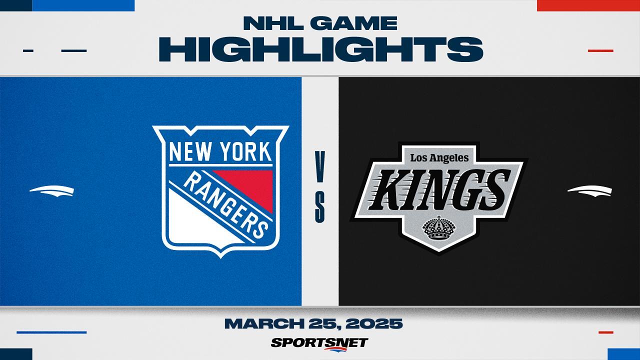 NHL Highlights: Kings 3, Rangers 1