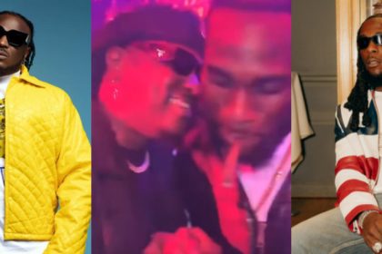 Peruzzi & Burna Boy Link Up at Club