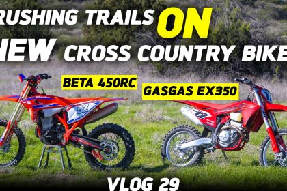 CRUSHING TRAILS ON NEW CROSS COUNTRY BIKES! – DIRT BIKE VLOG 2