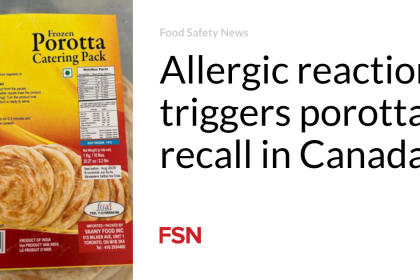 Allergic reaction triggers porotta recall in Canada