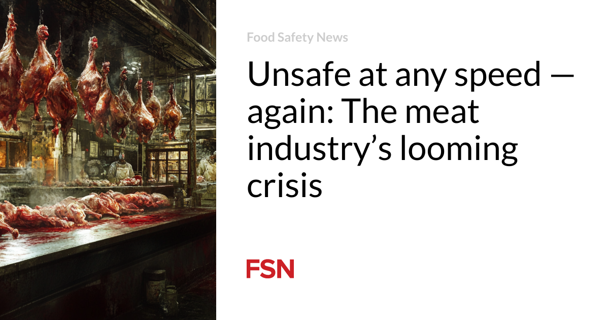 Unsafe at any speed — again: The meat industry’s looming crisis