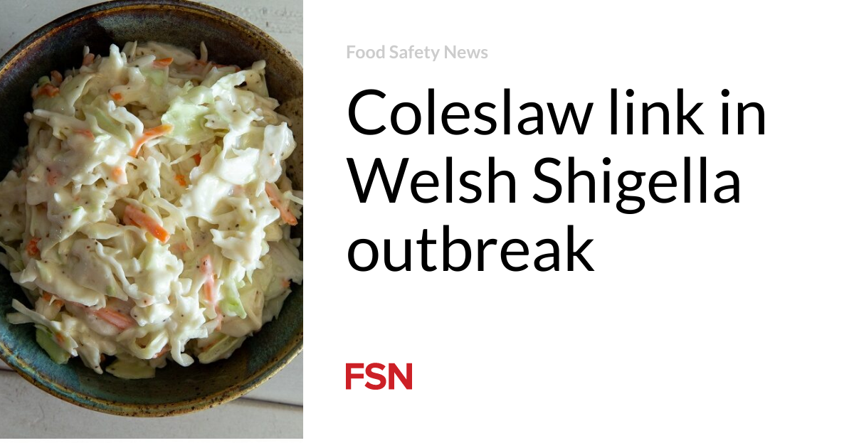 Coleslaw link in Welsh Shigella outbreak