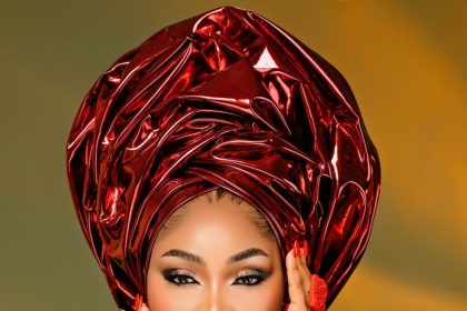 Mercy Aigbe’s Red Aso-Oke Look is Giving Us Serious Owambe Goals | See Photos