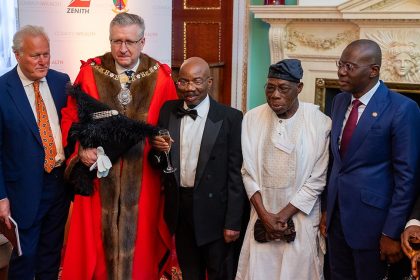 Godfather of banking, Jim Ovia, admitted to the Freedom of the City of London