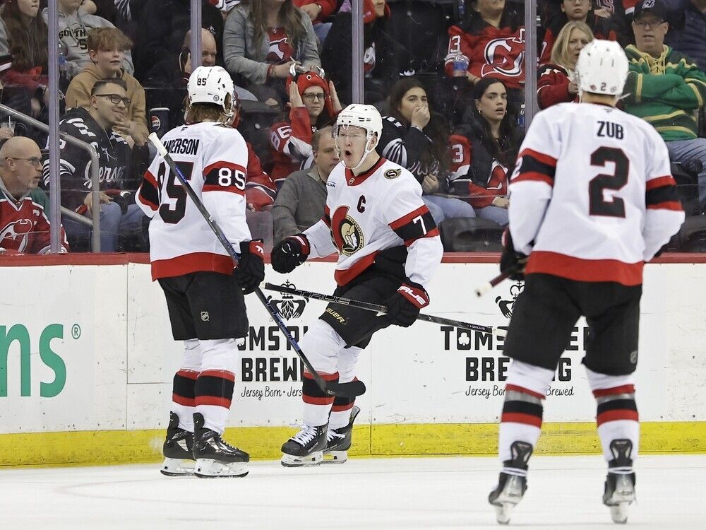 Ottawa Senators bounce back with victory over New Jersey Devils