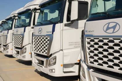 Hydrogen fuel cell trucks hit the roads in Georgia