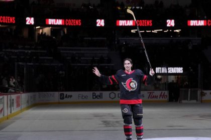 Senators centre Dylan Cozens ready for a return to Buffalo to face Sabres