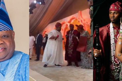 Governor Adeleke Performs at Priscilla Ojo and Juma Jux’s Lavish Ceremony