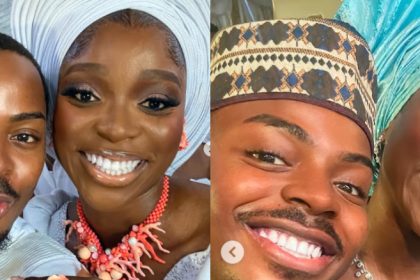 My Heart Is With You In This Moment – Enioluwa Comforts Cousin Tomike Adeoye As She Buries Mum
