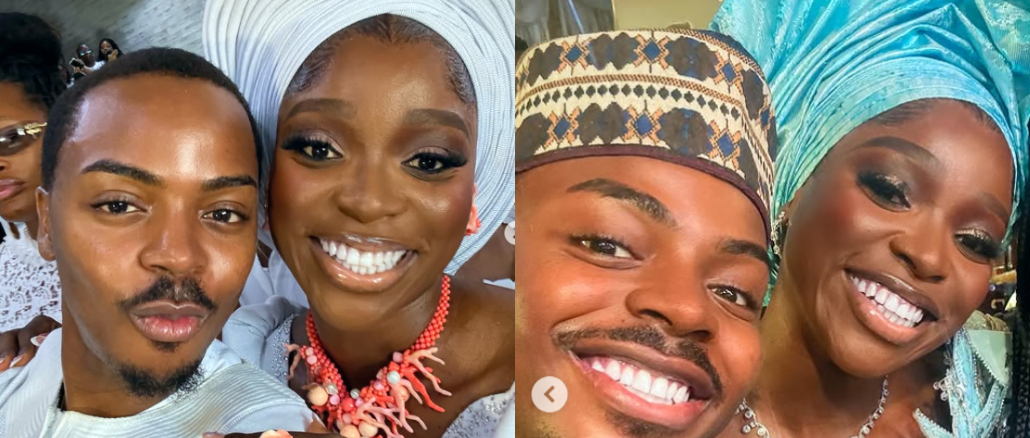 My Heart Is With You In This Moment – Enioluwa Comforts Cousin Tomike Adeoye As She Buries Mum