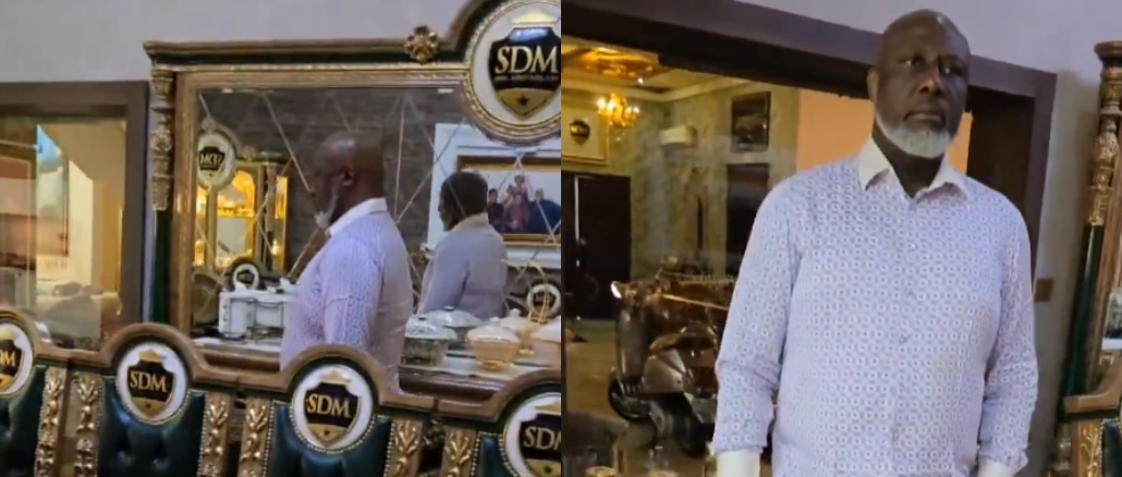Help me Thank God – Dino Melaye Tells Nigerians As He Shows Off Interior of His Luxury Mansion