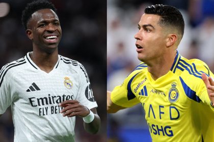 Vinicius Jr sends ‘idol’ message to Cristiano Ronaldo after Al-Nassr superstar hits another incredible landmark with brace in Al-Hilal win