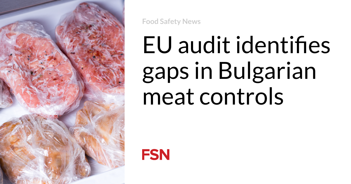 EU audit identifies gaps in Bulgarian meat controls